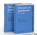 Koens, M.J.C. / A.P.M.J. Vonken. - Personen- en familierecht. De tekst van Boek 1 van het BW, verwante regelgeving en IPR voozien van commentaar [ BW e.a. regelingen / IPR en mensenrechten ] Tekst & Commentaar. Elfde druk [ 2 volumes ].