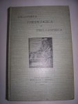 Burgersdijk & Niermans - Catalogus Bibliotheca Theologica et Philosophica. Livres anciens et modernes