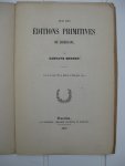 Brunet, Gustave - Sur les éditions primitives de Rabelais.