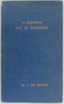 Graaf J de - In gesprek met De Bergrede Kerk en wereld reeks Nr. 2