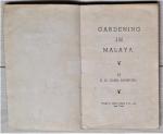 E.St. Clair - Morford - Gardening in Malaya