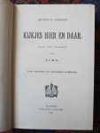 Mevrouw Bersier - KIJKJES HIER EN DAAR Naar het Fransch, door Alma