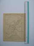  - Oudtijds grensgekleurde lithografie van Gemeente KAPELLE, Zeeland 1867