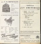 Smeterlin, Jan: - [Programmanzeige] Programma Seizoen 1952-1953. Concertdirectie Johan Koning. Chopin-avond Jan Smeterlin, piano