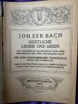 Bach, J S - Geistliche Lieder und Arien, aus Schemellis Gesangbuch und dem Notenbuch der Anna Magdalene Bach