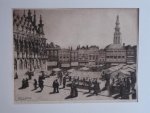 Middelburg. - Markt te Middelburg.