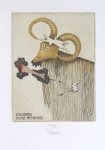 Werner, Josef. - Exlibris voor Elke Werner.
