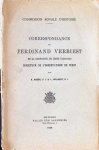H. Josson - L. Willaert - Correspondance de Ferdinand Verbiest de la compagnie de Jésus ( 1623 - 1688 ) directeur de l'observatoire de Pékin