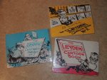 Jock Leyden - The Leyden cartoon book.  No. 1 - 2 - 3. compleet