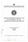  - Wedstrijdreglement en Reglement op Verenigingsrechtspraak - Nederlandsche Wielren-Unie