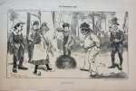 Braakensiek, Johan (1858-1940) - [Original lithograph/lithografie by Johan Braakensiek] De Zondagswet van 1815, 11 April 1897, 1 pp.