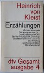Kleist Heinrich von - Heinrich von Kleist Erzählungen  Een deel uit Gesamt ausgabe 4