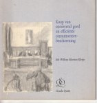 Kleijn, W.M. - Koop van onroerend goed en efficiënte consumentenbescherming - Rede 1992