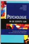 Lamers , Els . & Frits  Bosch . & Lisette Hinderink .  & Cokkie Verschure . [ isbn 9789026517747 ] - Handboek Psychologie in de Eerste Lijn . ( Kortdurende behandeling van veelvoorkomende problemen  . )  De eerstelijnspsycholoog (ELP) zoals we die in Nederland kennen, is een uniek fenomeen in de wereld. -