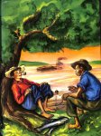 Twain, Mark - The adventures of Huckleberry Finn. Illustrated by Donald McKay