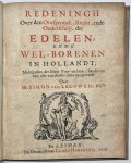 Leeuwen, Simon van - Heraldry 1659 I Redeningh over den oorspronck, reght, ende onderscheyt der edelen ende wel-borenen in Hollandt; Midtsgaders der selver voor-rechten, soo die nu zijn, ofte van aloude tijden zijn geweest.