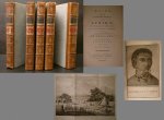 VAILLANT, FRANCOIS LE. - Reize in de binnenlanden van Afrika,, langs de Kaap de Goede Hoop in de jaaren MDCCLXXX tot MDCCLXXXV, gedaan door den Heer. Uit het Fransch door J.D. Pasteur. Te Leyden en Amsterdam, Honkoop en Allart. 1791(-1798). 5 vols. Le Vaillants Reize.