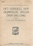 Woerden Jr., C.B. van - Het oordeel der Olympische Spelen over ons land -Bergopwaarts door kunnen