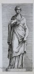 Perrier, François (1594-1649) - [Antique print, etching/ets, Rome] Vibia Sabina ['Segmenta nobilium signorum et statuarum.'], published1638.
