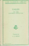 GALEN - Galen on the Natural Faculties. With an English translation by Arthur John Brock.