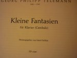 Telemann, Georg Philipp (1681-1767) - Kleine Fantasien fur Klavier (Cembalo); Herausgegeben von Erich Doflein