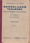 Donkersloot / Slooten, van - Nederlands taalboek voor het Uitgebreid Lager Onderwijs. Spraakkunst