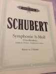 Schubert - Symphonie h moll (Unvollendete) Klavier zu 2 Händen (Edition Peters Nr. 1311)