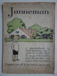 Meulen, D. van der & Louis Raemaekers. - Janneman. Prentenboek voor Kinderen van 7 jaar en ouder. Behoorende bij het Vertelselboek voor de Eerste en Tweede Klasse der Lagere School.