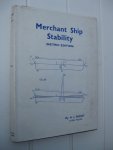 Pursey, H.J. - Merchant Ship Stability (Metric edition). A Companion to "Merchant Ship Construction".