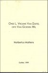 Mattens, Norbertus - Onse L. Vrouwe van Duffel ofte van Goeden Wil.