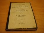Baljon, J.M.S - Commentaar op de brieven van Paulus aan de Thessalonikers, Efeziers, Kolossers en aan Filemon