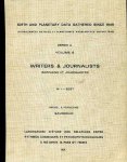 Gauquelin, Michel & Françoise - Birth and planetary data gathered since 1949 (coordonnées natales et planétaires rassemblées depuis 1949). Séries A, Volume 6, Writers & Journalists (ecrivains et journalistes) No. 1 - 2027