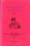 Diversen - Varia Historica Brabantica Deel IV
