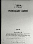 U S Army - Psychological Operations  April 2005