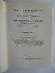Mayer, Herbert (Prof. fur Physik) - Physik dünner Schichten, Physics of Thin Films, Physique des Lames Minces