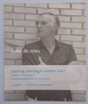 VRIES, AUKE DE. - Auke de Vries. Sculpturen - installaties - tekeningen.