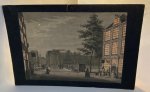 Fouquet, Pieter [uitgever] - C. Philips Jacobsz. [graveur] - Opticaprent/ Illumineerprent  [1764] - Amsterdam - - Gezigt na de Utrechtsche Poort te Amsterdam