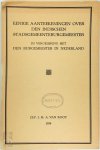 J.M.A. van Rooy - Eenige aanteekeningen over den Indischen stadsgemeenteburgemeester In vergelijking met den burgemeester in Nederland