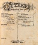 Tscherbisch, J.C.: - Auf den Bergen. Schweizerlied. Op. 30 (Euterpe. Sammlung auserlesene Lieder und Gesänge...)