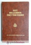 Pas, J. de Visser, A.C. Witvliet, G.D. - Het braambos niet verteerd --- 1908 - 1983 Gereformeerde Gemeente Gouda Pas, J. de Visser, A.C. Witvliet, G.D. - Het braambos niet verteerd --- 1908 - 1983 Gereformeerde Gemeente Gouda