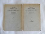 Noteboom M. - Kleine Bijbelsche oudheidkunde  - Kleine Bijbelsche aardrijkskunde: voor leiders van zondagsscholen, jeugdverenigingen, enz. - de kerkgeschiedenis in vogelvlucht