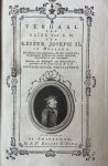 N.N. - Verhaal der reize van Z.M. den keizer Joseph II in Holland. Behelzende bijzonderheden, die niet bekend zijn, en gewigtige trekken van deezen monarch, zorgvuldig by een verzameld. Benevens een aanhangsel van gebeurtenissen, getrokken uit de rei...