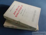 Galeazzo, Ciano - Journal Politique, 1939-1943. Vol. 1 et 2.