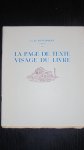 Buschmann, G.-Jos - La page de texte Visage du livre Buschmann, G.-Jos - La page de texte Visage du livre