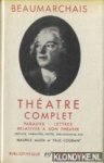 Beaumarchais - preface, variantes, notes, bibliographie par Maurice Allem et Paul Courant - Theatre complet: Parades - lettres, relatives a son theatre