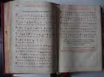  - Missale Romanum ex Decreto SS ConcilII Tridentini Restittutum S PII V Pont Max Jussu Editum Missale voor de kansel grote letters met leeslinten en lipjes zijkant op snee