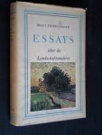 Friedländer, Max.J. - Essays über die Landschaftmalerei Friedländer, Max.J. - Essays über die Landschaftmalerei