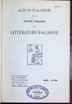 Collectif - Annuaire de la Société liégeoise de Littérature Wallonne  N° 22