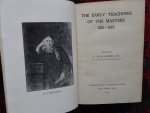Jinarajadasa, C. - THE EARLY TEACHINGS OF THE MASTERS 1881-1883