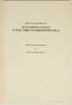 BURIDANUS, JOHANNES, JEAN BURIDAN - Questiones longe super librum perihermeneias. Edited with an introduction by R. van der Lecq.